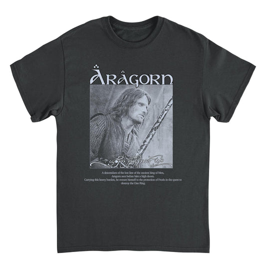 Lord of The Rings Aragorn Son of Arathorn Black T-Shirt